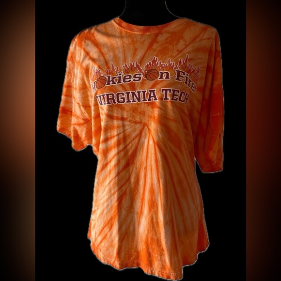Hanes Virginia Tech “Hokies on Fire” T-shirt, 2X - Picture 1 of 8